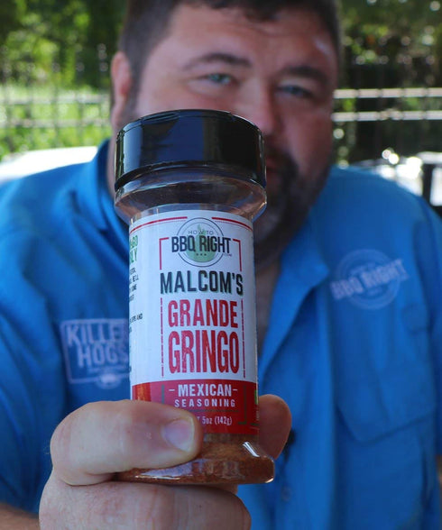 Malcom's Seasoning Grande Gringo | Spicy Mexican Seasoning for BBQ, Grill, Tacos, Dips, Even Margaritas | 11 Ounces...