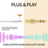6.35mm (1/4 inch) Male to 3.5mm (1/8 inch) Female Stereo Headphone Adapters, 4 Pcs 3.5mm/1/8'' Female to 6.35mm/1/4'' Male Stereo Audio Adapter Ja...