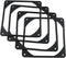 E-outstanding 4-Pack 120mm Rubber Shock Absorption Pads for 12cm Fans, Reduce Noise, Desktop Compatible...