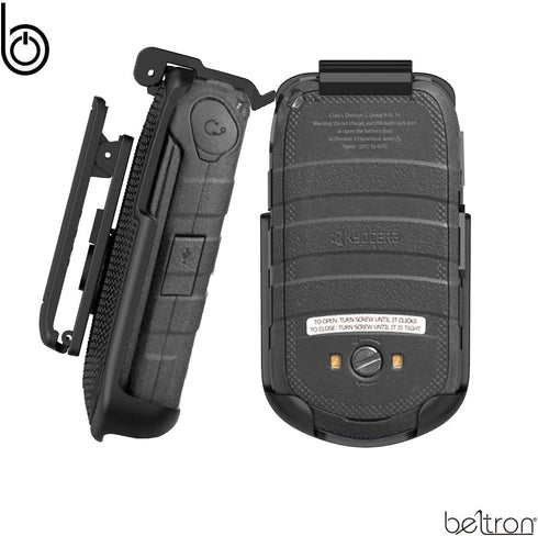 BELTRON DuraXV LTE Belt Clip Holster, Heavy Duty Rotating Belt Clip Holder Case for Kyocera DuraXV LTE E4610 (Verizon), DuraXE E4710 (AT&T), Secur...