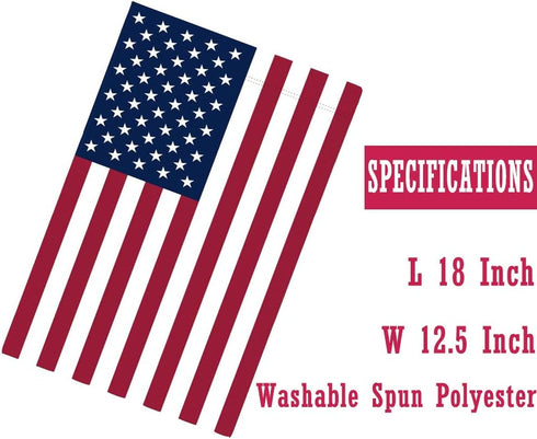 American Flag USA Garden Flag 12 x 18 - Patriotic Double Sided Small American Flags for Yard (American Garden Flag)...