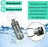 5 Packs Mini Keychain Pill Holder Fob, EFFIET Waterproof Portable Tablets Container Case Aluminum Outdoor Camping Emergency Pill Capsule Box Bottl...