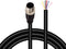 M12 Sensor Connector Aviation Cable - Male 8 pin Straight 6.5Ft/2M Aviation Socket Waterproof Electrical Cable for Industrial Automation Control,F...