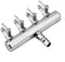 Aquarium Air Flow Valves, Manifolds Distributor Stainless Steel Splitter 4 Way T Shaped Control Valve Pump Lever Line Metal Regulator Gang Splitte...