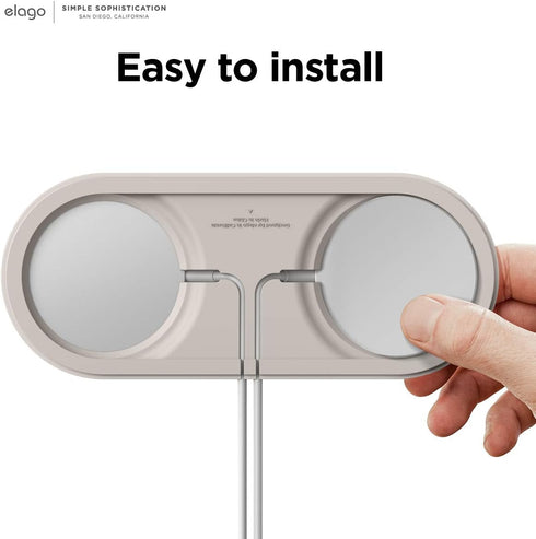 elago 2 in 1 Wireless Charger Stand, Charging Station Designed for MagSafe, Compatible with iPhone 15/14/13/12, AirPods Pro/Pro2 & AirPods 3 – [St...