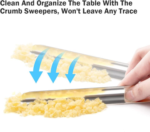 Restaurant Crumb Sweepers, Restaurant Crumb Cleaner, High Quality Stainless Steel Crumb Scraper, Crumber Tool for Waiters, Waitresses and Servers ...