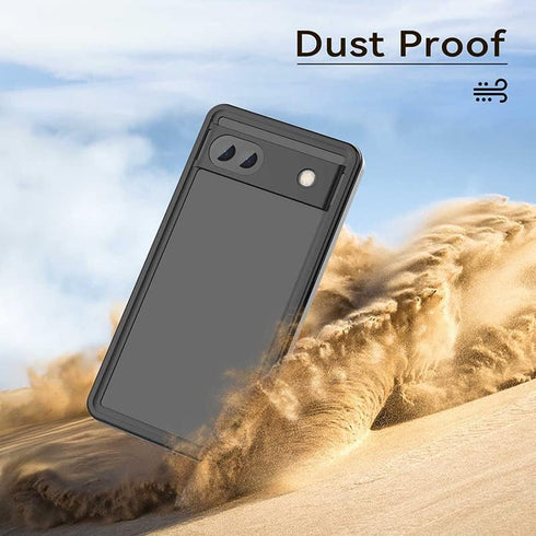 Google Pixel 6a Case Waterproof IP68 Certified Dustproof Shockproof Built-in Screen Protector Full Body Case for Pixel 6a 2022 Black......