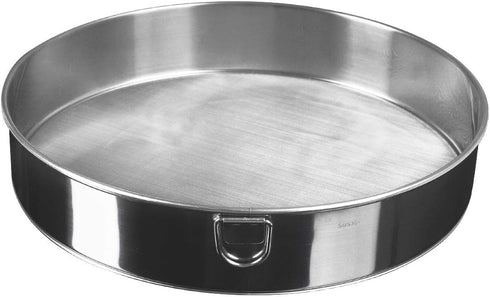 Flour Sieve Fine Mesh, 10" Stainless Steel 60 Mesh Round Flour Sifter for Baking Cake Bread...