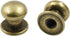 12pcs 0.31" x 0.39" Mini Drawer Pulls, Round Cabinet Knobs Handles Pulls for Dresser Closet Chest Drawer Wooden Jewelry Box Cases, Antique Bronze...