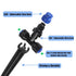 230FT Drip Irrigation System,Quick Connector Garden Watering System Automatic Sprinkler System Kit for Lawn...