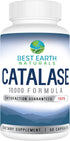 Best Earth Naturals Catalase Supplement 10,000 with Saw Palmetto, Biotin, Fo-Ti, PABA - Hair Supplements for Strong Hair - 60 Capsules...