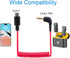 for Rode Wireless GO 2 / ME/Pro USB C to 3.5mm TRS Microphone Adapter Mic Cable, for Hollyland Lark M1 / M2 / MAX / 150 / M1 / MAX Duo DAC Coiled ...