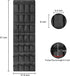 1 Pack 28 Large Pockets Hanging Shoe Organizer Over The Door Shoe Rack for Closet Door Storage Shoe Holder Hanger.4+4 Hooks.Imitation linen Gray...