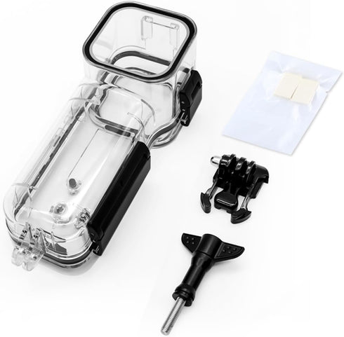 PULUZ Dive Case for DJI Osmo Pocket 3 Waterproof Case PC Protective Shell 45M/147FT Underwater Diving Housing Cover with Accessories for Osmo Pock...