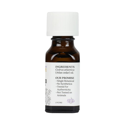 Aura Cacia Atlas Cedarwood Essential Oil, 0.5 Fluid Ounce, Packaging May Vary...
