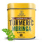 BLUE TEA - Turmeric Tea - Moringa - 15 Count - Pyramid Plant Based Tea Bag | CURCUMIN RICH - HERBAL BLEND | Caffeine Free - Gluten Free - Herbal T...