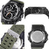 Military Men's Sports Analog Quartz Watch Dual Display Alarm Digital Watches with LED Backlight...