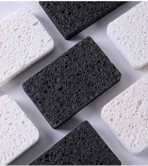 12 - Pack Non-Scratch Scrub Sponges - Sponges for Dishes and Washing Dishes, Cleaning Sponges for Kitchen Home and More?Black?...