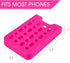 PARBEE Phone Holder Compatible with Bogg Bag, Silicone Pink Phone Holder Keep Your Phone Handy in Tote Bag, Insert Accessory Charm for Bogg Bags.....