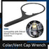 6 Inch Colar/Vent Cap Fuel Filter Wrench for 380134 382 Compatible with Detroit Diesel Truck Engines Cummins Engines, Davco 382 Filter Wrench Blac...