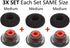 3X Ultra Comfort Eartips Ear Buds Replacement Earphone Ear Tips Kits Earpads Foam Set Cushion for Plantronics Voyager 5200 5220 5210 Series Blueto...