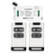 DieseRC Wireless LED Light Strip Dimmer Switch DC 5V~30V 10A Relay Receiver Controller with 2 Remote Controls......