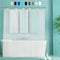 Ga-Geetopia Clear PEVA Plastic Shower Curtain Liner Premium Light Weight 72" x 72" Transparent Bathroom Shower Showroom Curtain Liner with Rustpro...