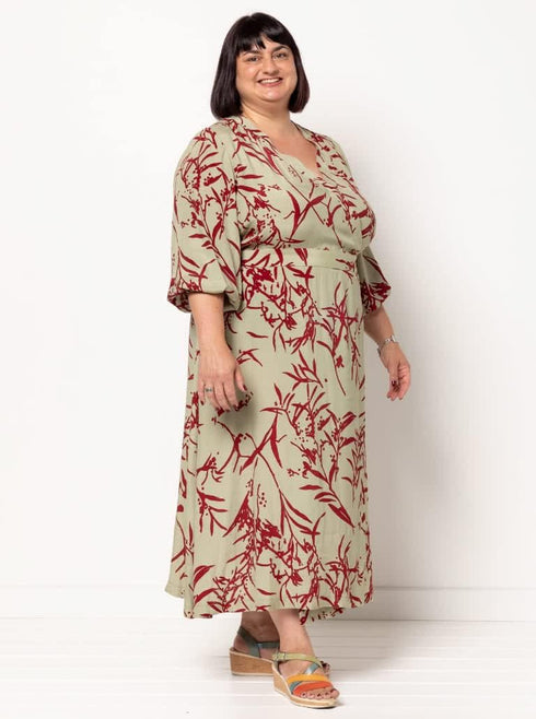 Style Arc Sewing Pattern - Millicent Wrap Dress (Sizes 10-22)...