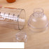 FEOOWV Plastic Cocktail Shaker,Drink Mixer Hand Shaker Cup with Scales,Transparent (33 oz / 1000cc)...