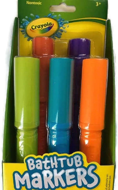 Crayola Bathtub Markers with 1 Bonus Extra Markers AND Bathtub Crayons with 1 Bonus Extra Crayons...