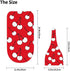 White Abstract Cherry Berries Newborn Swaddle Blanket with Beanie Set Soft Baby Sleep Sack Stretch Adjustable Swaddle Wraps Receiving Blankets for...
