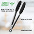 Kitchen Tongs, Stainless Steel Silicone Tongs for Cooking 600ºF High Heat-Resistant BBQ Grilling Locking Tongs, Set of 2-9" and 12"...