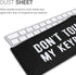 kwmobile Keyboard Cover Compatible with Apple Magic Keyboard with Numeric Keypad - Dust Cover PC Keyboard Fabric Case - Don't Touch My Keyboard...