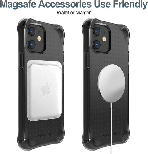 BALLISTIC Raptor S Series Designed for iPhone 12 Case with B-Labs Corners Against Drops, Protective case for iPhone 12 Pro, 6.1 inch - Tint Black...