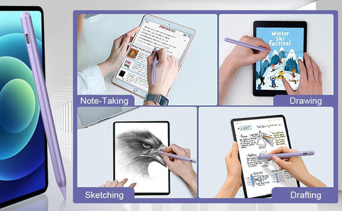 Stylus Pen for iPad 2018-2023 with Palm Rejection, Active Pencil for iPad 10th/9th/8th/7th/6th Generation, for iPad Pro 11/12.9 inch, for iPad Air...