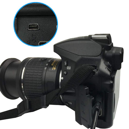 Sqrmekoko USB Interface Data Transfer Cable Compatible with Nikon Digital SLR DSLR D3300 D750 D5300 D7200 D3200, Coolpix L340 L32 A10...