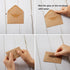 100 Pack Mini Envelopes with Colorful Blank Note Cards Small Self-Adhesive Envelopes Small Business Card Envelopes(4 x 2.7 Inches, Brown)...