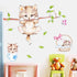 Kiddale Cute Cat Wall Decals,Removable Cat Tree Branches Butterfly Wall Stickers for Kids Rooms Nursery Playroom Home Decoration...