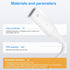 GUUGEI USB Cable for iPad Pencil 1st Adapter (2pcs 1m Charging only) USB Charger Cable Compatible for iPad Pen 1 Generation,USB Charge Connector f...