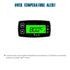 Runleader Digital Engine Temperature Gauge Volt Meter,Programmable Alert Reminder,Clock Display,Backlight Mode Selection for Generator Motorcycle ...