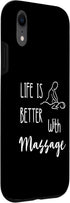 iPhone XR Masseur Relaxation Life Is Better With Massage Therapist Spa Case...