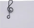100 Count Music Clef Note Shaped Paper Clips Great for Paper Clip Collectors or Office Gift - Comes in Round Tin with Lid and Gift Box (Black)...
