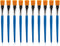 10Pcs 1 inch Flat Paint Brushes for Acrylic Painting Watercolor Quality Synthetic Artist Paint Synthetic Paint Brushes with Wooden Handle for Wate...