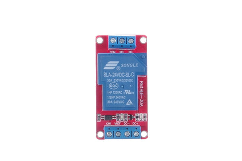 DC 24V 1 Channel 30A Relay Module Bidirectional Optocoupler Isolation High Low Level Trigger for PLC Equipment, Industrial Systems, Furniture Inte...