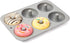 Silicone Donut Mold for 6 Doughnuts, Set of 2. Food Grade LFGB Silicone Bagels Baking Pan, Non-Stick, Dishwasher Safe, Heat Resistant and Microwav...