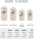 Hillbond Canister Sets Ivory Food Storage Canisters Containers: Carbon Steel with Powder Coated Decorative Storage Jars Set of 4 (Ivory)...