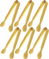6 Pack Serving Tongs, Buffet Tongs Kitchen Tongs Stainless Steel Food Tong Sugar Tongs Small Serving Utensils for Tea Party Coffee Bar Catering Go...