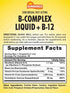 Vitamin B Complex Liquid | with B-12 | Berry Flavor | Essential Sublingual Vitamins | Vegetarian, Non-GMO, and Gluten Free Supplement | by Sundanc...