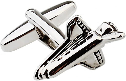 Space Shuttle Cufflinks Plane Astronaut Moon Craft Orbital...