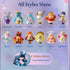 CORA Princess Flower Zodic Series Box Toys Blind Box Cute Collectible Figure Action Model Girl Birthday Surprise Random Blind Bags Room Desktop De...